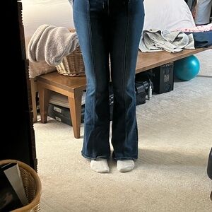 SO Dark Blue Flare Jeans